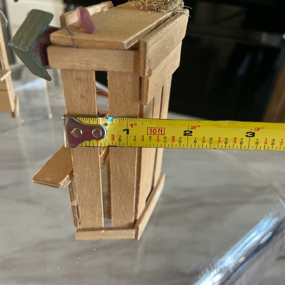 SET OF HANDMADE PRIMITIVE WINTER SNOWMAN DECOR - Picture 9 of 9